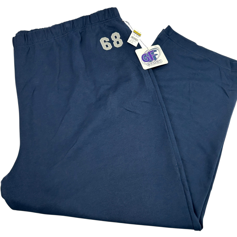 Vintage Y2Ks GF Sport Sweatpants Mens 5XL George Foreman 68 Olympics Boxer Blue